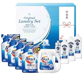 洗剤セット　アニバーサリーセット Amazon.co.jp: お歳暮 ギフト 洗剤 セット アタック 洗濯 食器